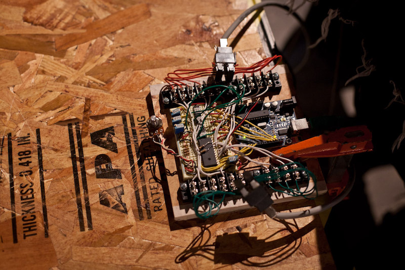 Console circuit prototype before boxing.